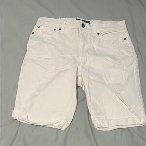 Aeropostale White Jean Shorts for Men